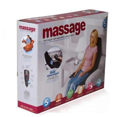 Massage Full Size Seat Topper Back And Neck Massager With Soothing Heat Function