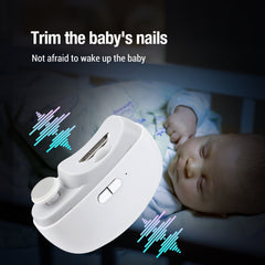 Electric Nail Clippers With Light Automatic Anicure Trimmer Baby Fingernail Toe Scissors Pedicure Polishing Nails Cutter
